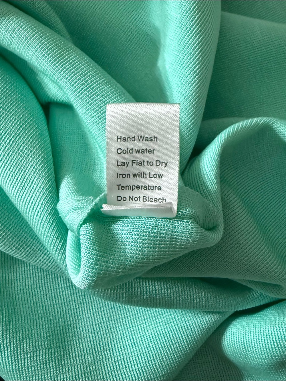 Ming Wang Mint Green Embellished Knit Tunic Top 3/4 Sleeve Large - Picture 7 of 8